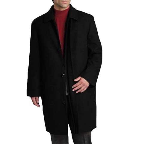 Suit Usa Mens Single Breasted Wool Cashmere Overcoat Topcoat Full