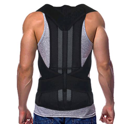 Adjustable Back Support Belt Back Posture Corrector Shoulder Lumbar