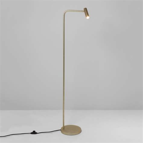 You probably already have enough room for one, because they stand on the floor and so take up very little space. Adjustable Matt Gold Floor Reading Lamp in Modern ...