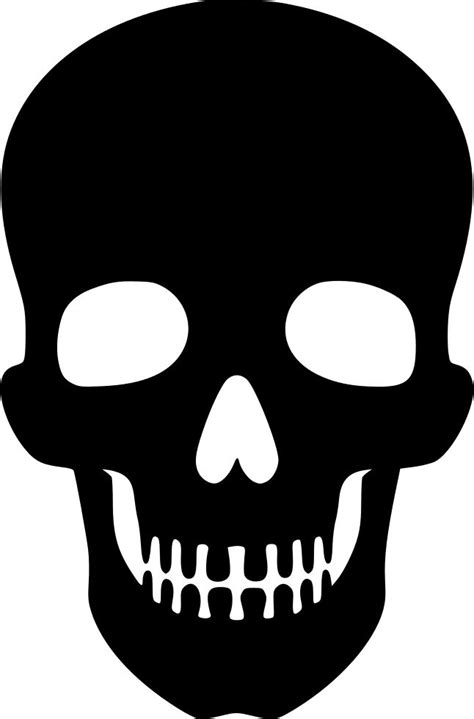 Skull Svg Png Icon Free Download 490915 Halloween Stencils
