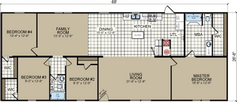 4 Bedroom Double Wide Floor Plans Historyofdhaniazin95