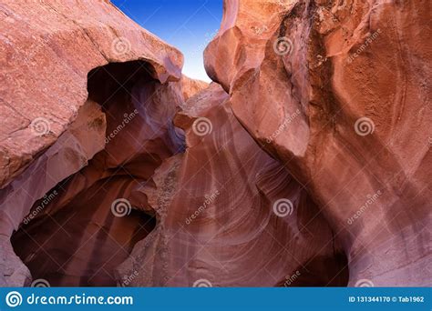 Antelope Canyon Rock Formation In Arizona Stock Photo Image Of Rock