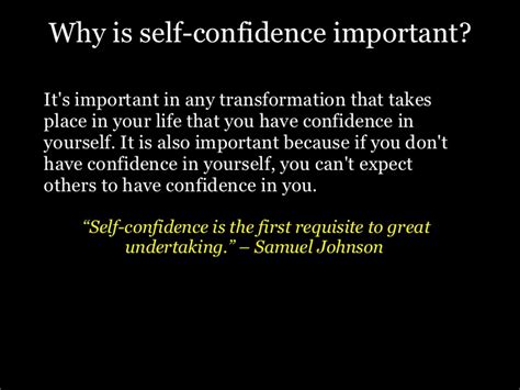 Why Is Self Confidence Important Wonderful Mind