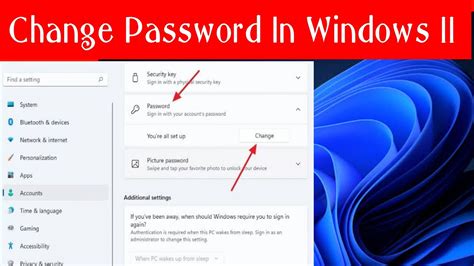 How To Change Laptop Password How To Change Password In Windows 11