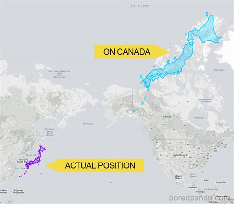 Incredible To Scale Map Shows What The World Really Looks Like Big Images