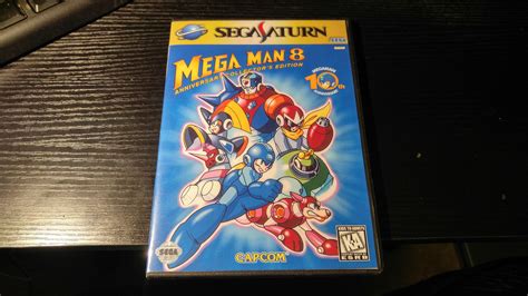 Mega Man 8 Sega Saturn Reproduction Nightwing Video Game Reproductions
