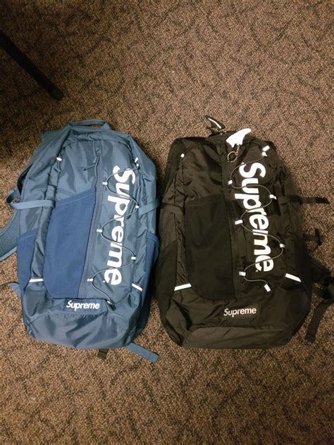 Bags and accessories are also regularly replicated, especially those from collaborations like if you want to tell if a supreme headband is real or not, start by looking at the lettering. 6 Images Supreme Ss17 Backpack Real Vs Fake And Review ...