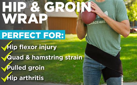 Braceability Hip Brace And Groin Strain Wrap Non Slip