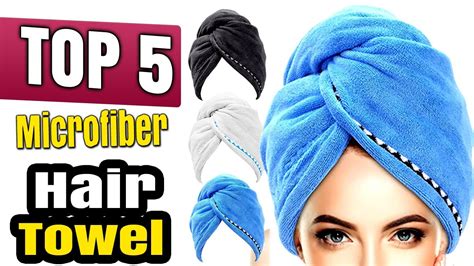 Best Microfiber Hair Towel Wrap With Button For Curly Hair Long Youtube