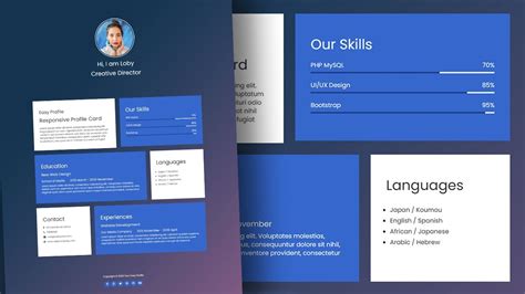 Resume Html Template These Modern Templates Built On The Latest
