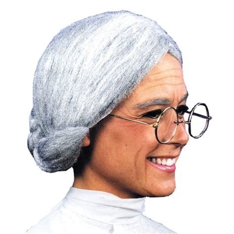 Transform Into An Old Maid Instantly With This Fun Costume Wig Perfect For Halloween Parties