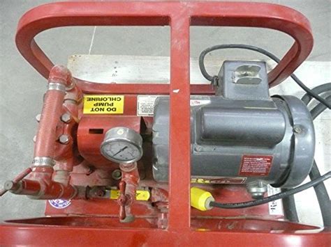 Rice Hydro El1a Hydrostatic Test Pump Electric Plunger Pump 3 Gpm Up