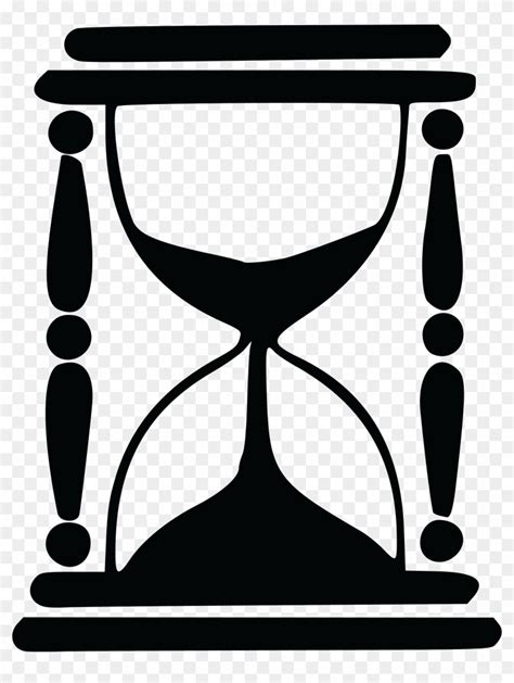 Free Clipart Of An Hourglass Hourglass Silhouette Free Transparent