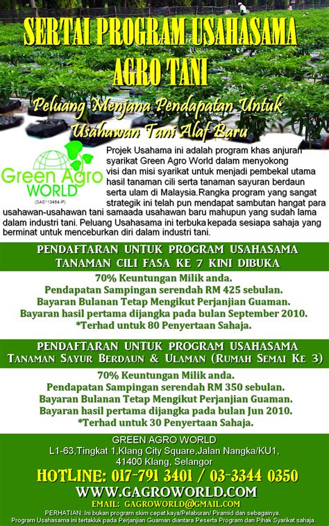 Read «sinar harian» on malay language online. GREEN AGRO WORLD: AKHBAR SINAR HARIAN 2/APRIL/2010