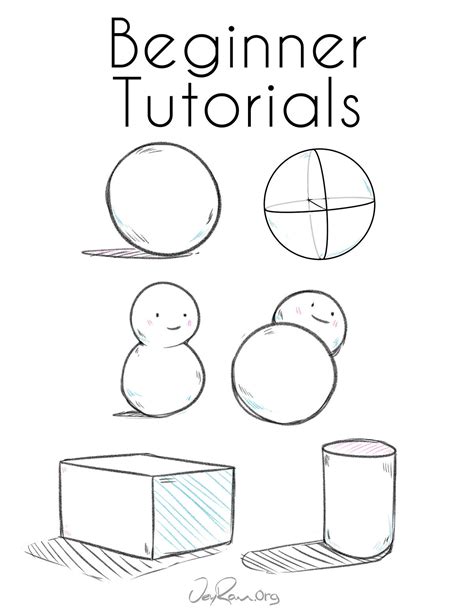 how to draw tutorials for beginners with step by step pdf worksheets jeyram drawing tutorials