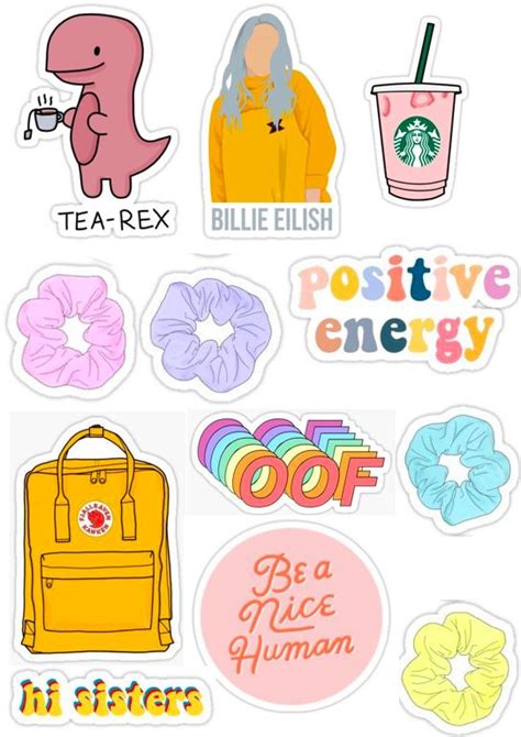 Aesthetic Stickers Bubble Stickers Red Bubble Stickers Aesthetic