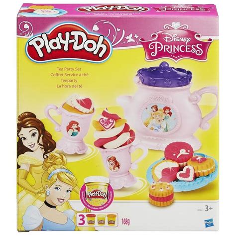 Play Doh Disney Princess Tea Party Set Shopee Malaysia