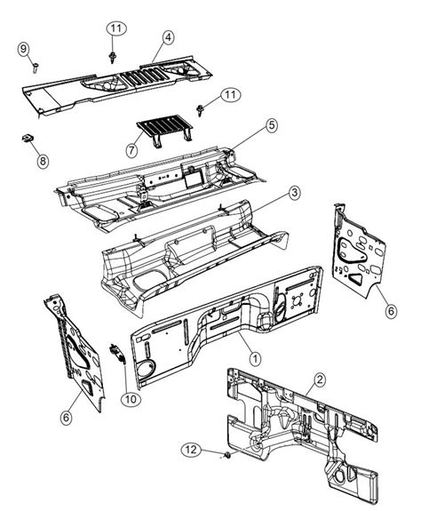 Jeep Tj Body Parts Diagram 1997 2006 Jeep Wrangler Tj Replacement