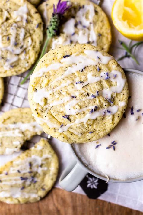 Lavender Earl Grey Cookies With Lemon Glaze Modern Farmhouse Eats
