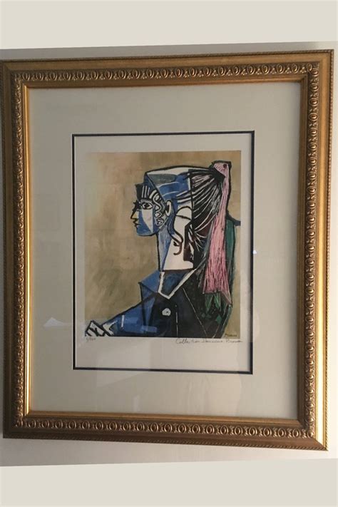 Pablo Picasso Lithograph Portrait Of Sylvette