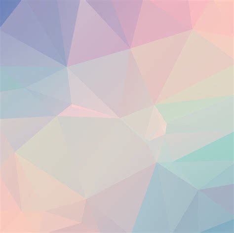 Pastel Polygon Geometric Wall Mural Pixers We Live To Change
