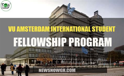 Vu Amsterdam International Student Fellowship Program