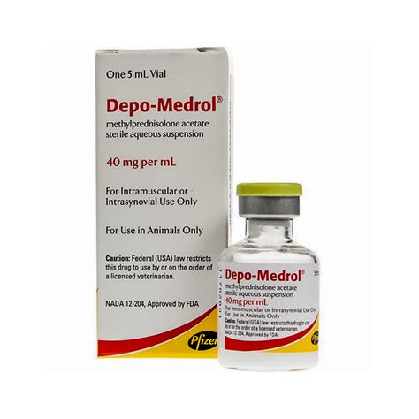 Depo Medrol Injection 40mgml 5ml At Rs 680piece Anti Inflammatory