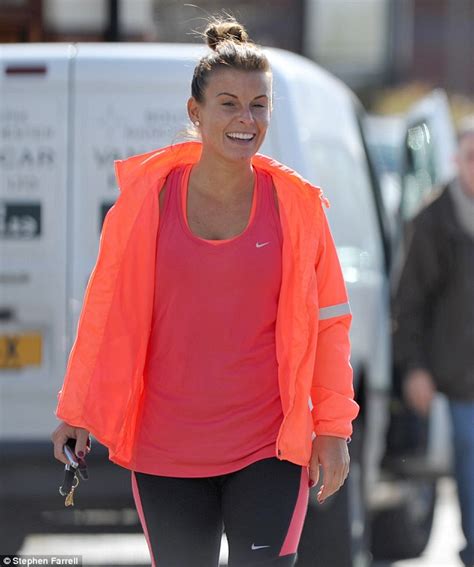 Coleen Rooney Looks Chic In Red Polka Dot Shirt And Tight Black Jeans Daily Mail Online