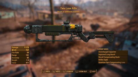 Fallout 4 Legendary Two Shot Laser Rifle Youtube