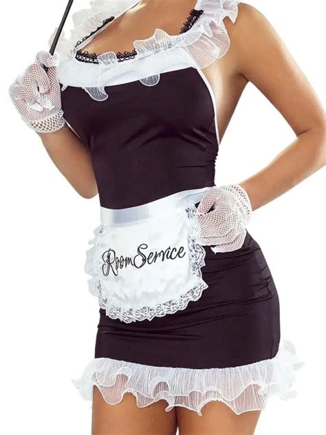 Provocative Seduction Sexy French Maid 8 Piece Bedroom Costume Diosa Uk