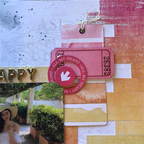 Happy Honeymoon Double Page by KAREN MOSS — The Mad Scrapper