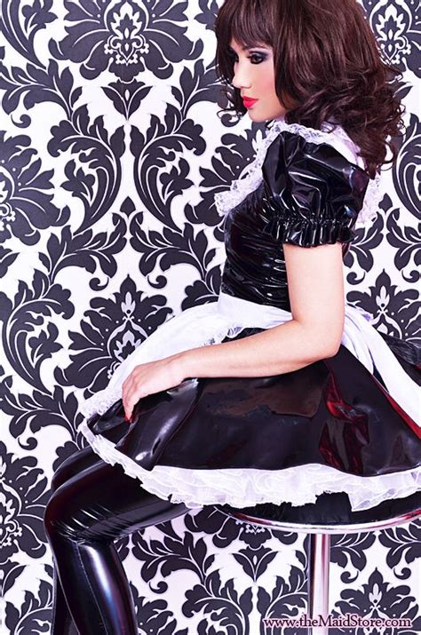french maid uniform vintage stockings sissy dress love french sissy maid stockings and