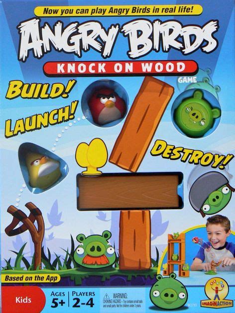 Angry Birds Knock On Wood Board Game Boardgamegeek