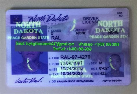 Buy North Dakota Drivers License And Id Card Best Documents Shop