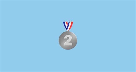 🥈 2nd Place Medal Emoji On Apple Ios 111