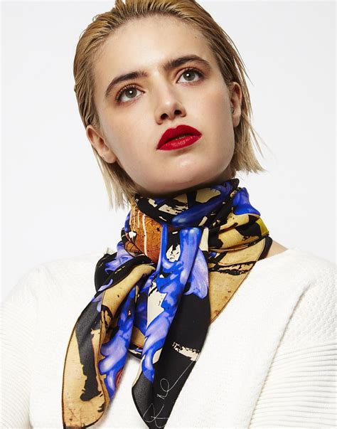 A Great Silk Scarf Can Really Lift An Outfit How To Wear A Silk Scarf