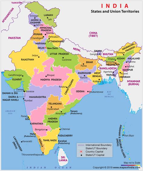Political Map Of India With States And Capitals Life As It Is Quotes