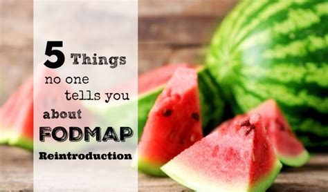 That are high in fodmaps are shown in table 4. 5 Things No One Tells You About FODMAP Reintroduction ...