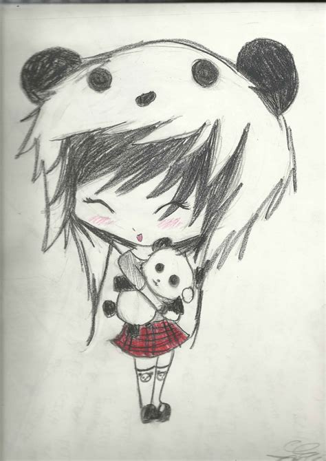 Chibi Panda Girl By Kerucupcake On Deviantart