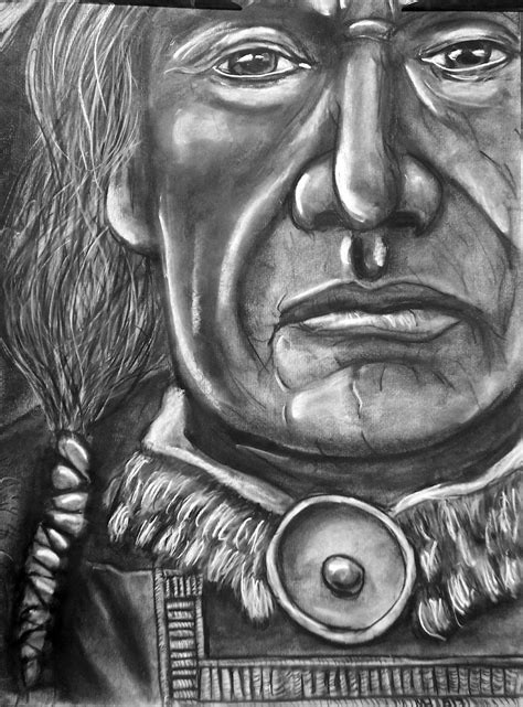 American Indian Chief Drawing