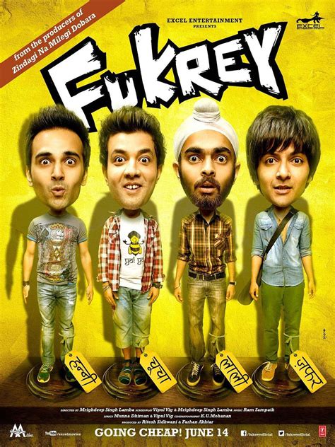 Bollywood manages to churn out a number of comedy films, whether it is some lighthearted funny movies, a so fixing a date with your friends to watch a comedy film sounds like a good choice, right? Fukrey | Hindi movies, Bollywood movie, Bollywood posters