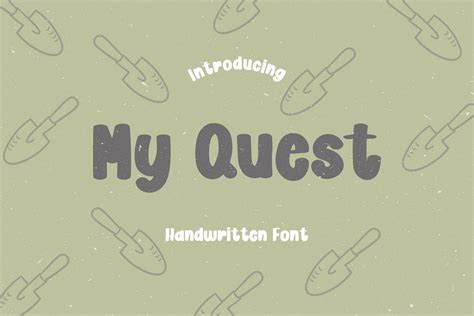 My Quest Font By WADLEN Creative Fabrica
