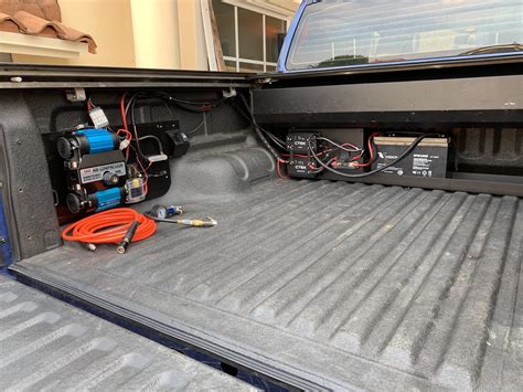 Ford Ranger Redarc Tub Mounted Dual Battery Powder Coated Black Battery