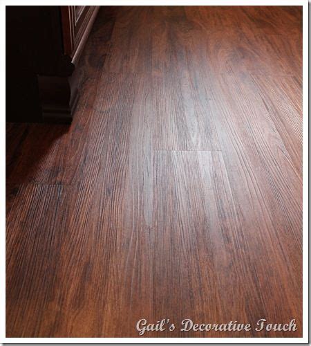 This stuff could not be easier to clean! Gail's Decorative Touch | Vinyl plank, Vinyl tile flooring, Master bathroom