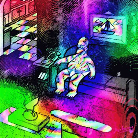 Homer Simpson Psychedelic Gif