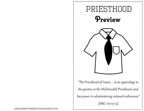 Lds Priesthood Preview Ideas And Printables