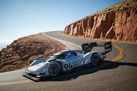 Timing for the course now works in practice session to set times in a race session, set finish criteria. Volkswagen IDR EV bate recorde de Pikes Peak. - VeloxTV