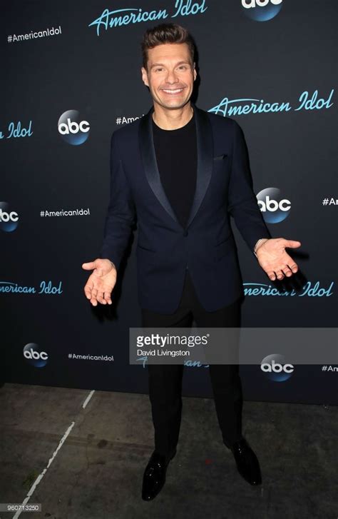 Host Ryan Seacrest Poses At Abcs American Idol On May 20 2018 In