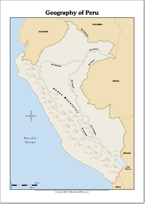 Mapa Del Perú Con Nombres Regiones Y Departamentos Para