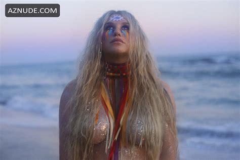 Kesha Nude For Her New Album Rainbow Aznude